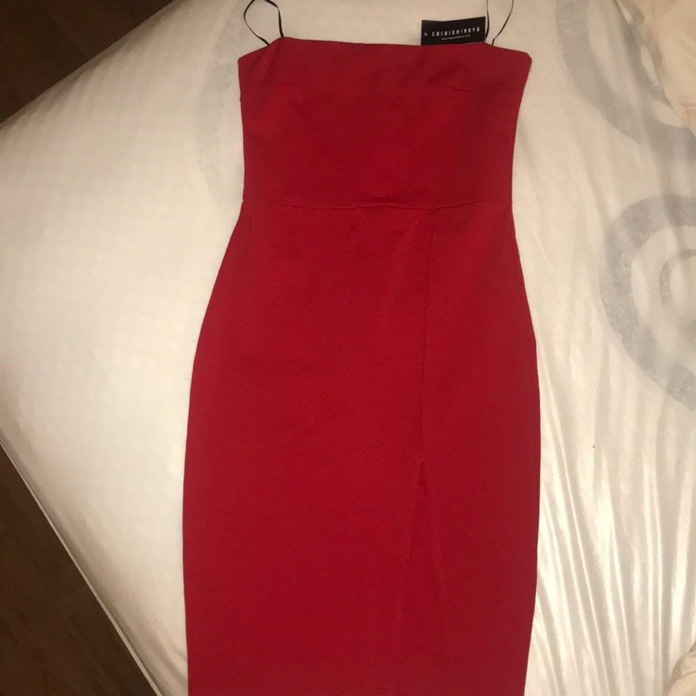 Red beautiful dress